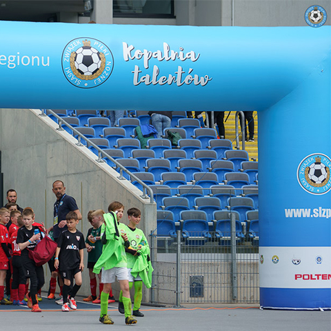 Reklama pneumatyczna na Stadionie Śląskim