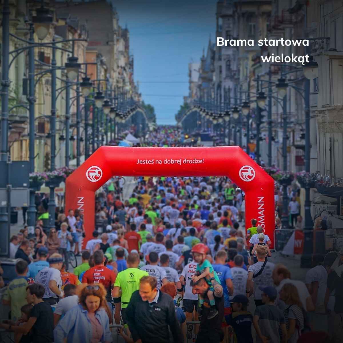 Brama startowa reklamowa Poltent