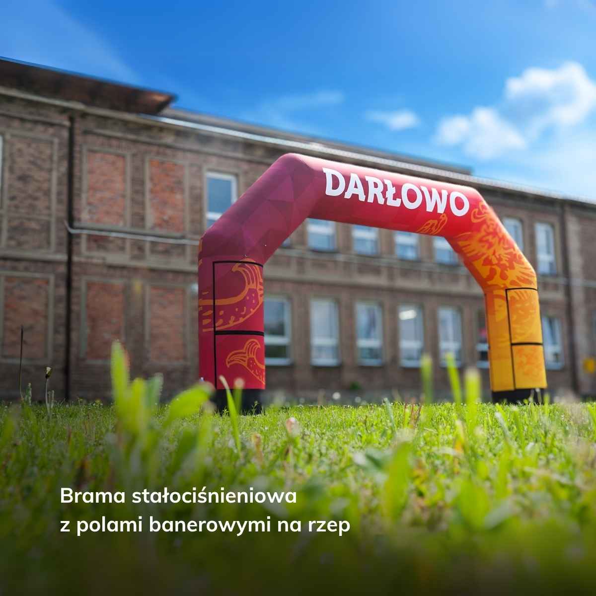 Brama startowa reklamowa Poltent