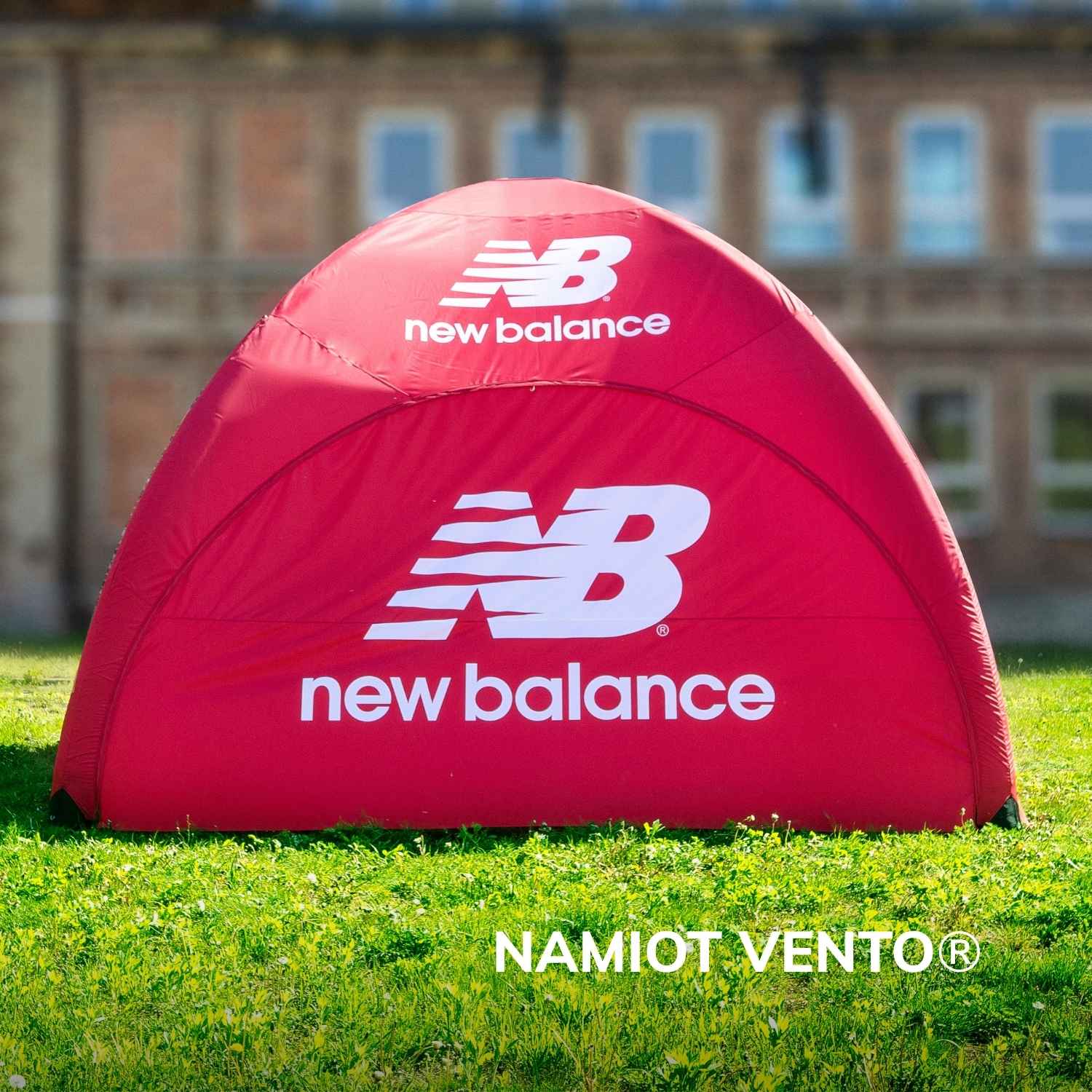 Namiot dmuchany reklamowy Poltent, namiot VENTO stałociśnieniowy, namiot bez prądu