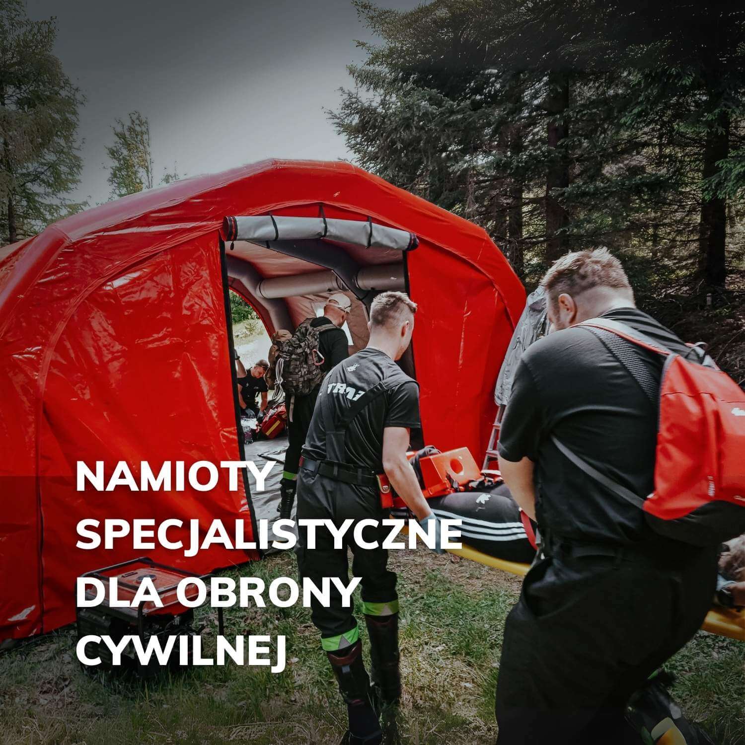 Namioty dla wojska, straży pożarnej i obrony cywilnej - Endini V