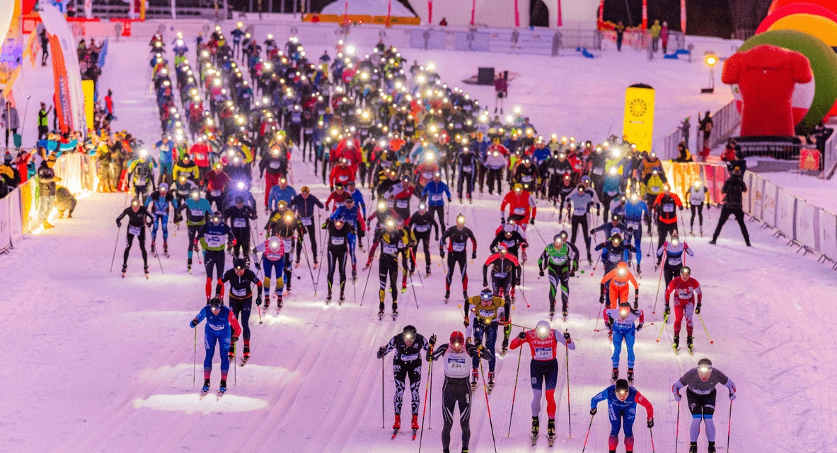 Bieg Piastów oprawa eventu Poltent