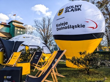 Balon Alfa 4m z kompletem leżaków oraz namiotem Vento 4x4m dla Dolny Śląsk