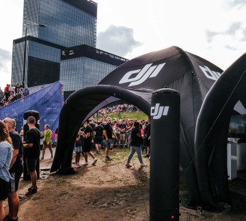 Słupek VENTO (2 m) podczas Red bull Car Park Drift w Katowicach.