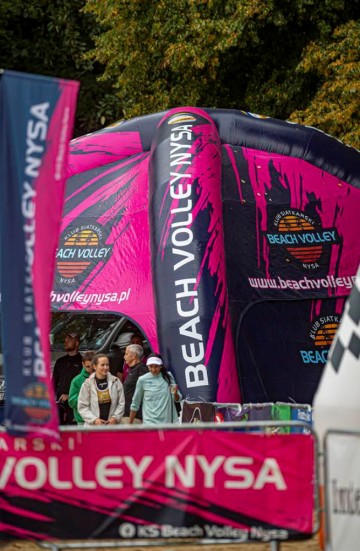 Namiot Pająk dla Beach Volley Nysa