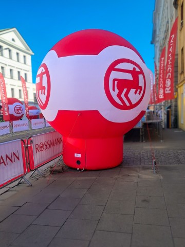 Balon Gamma podczas Biegu Rossmann w Warszawie