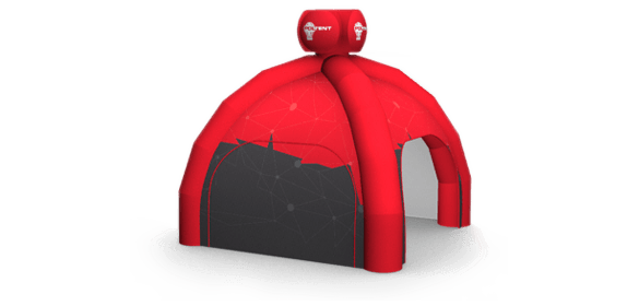 Namiot z elementem 3D