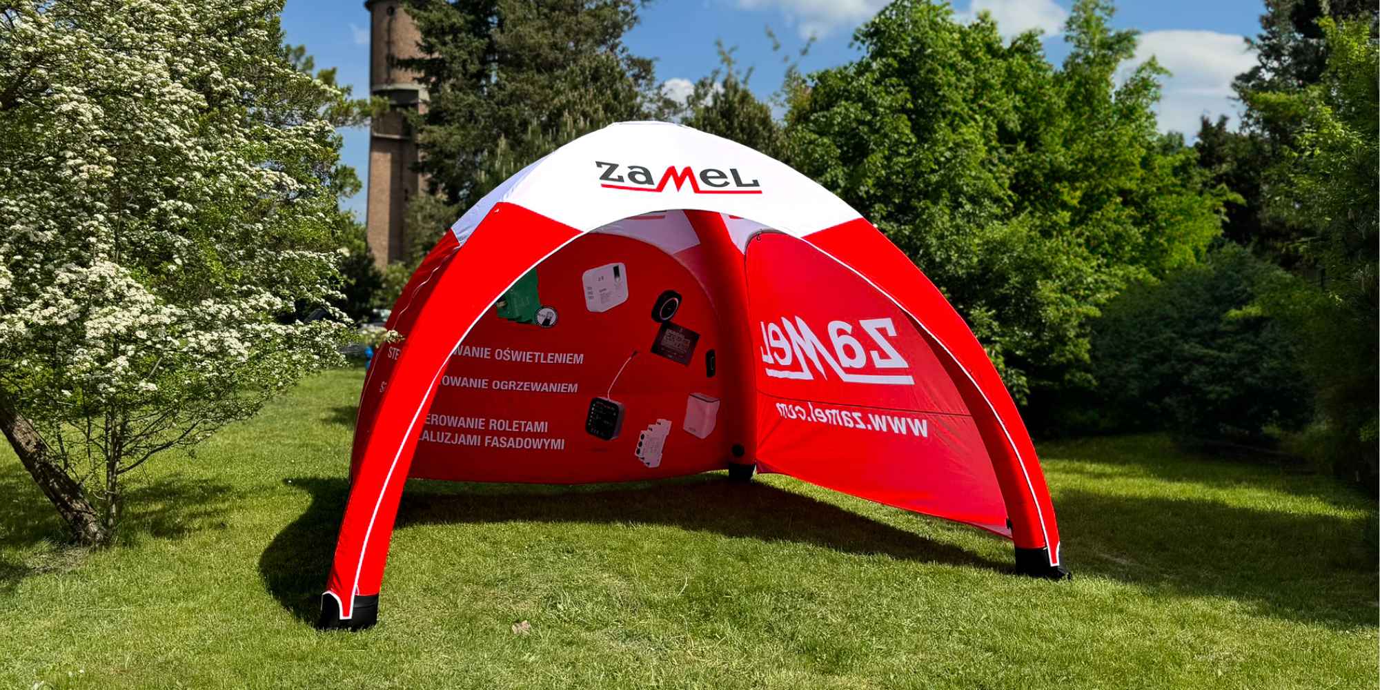 Namiot reklamowy z nadrukiem – producent Poltent