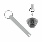 Kluczyk do zaworów VENTO® ( balon stałociśnieniowy )